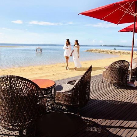 Puri Santrian Beach Resort And Spa Санур Экстерьер фото