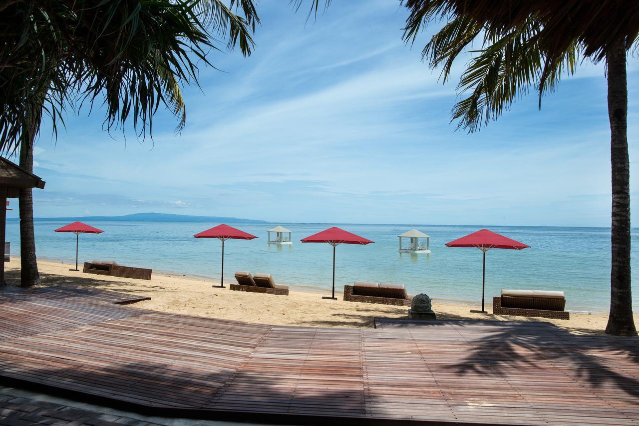 Puri Santrian Beach Resort And Spa Санур Экстерьер фото
