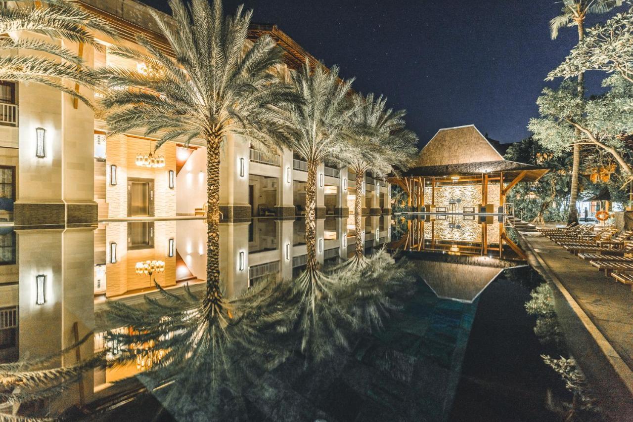 Puri Santrian Beach Resort And Spa Санур Экстерьер фото